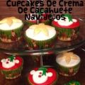Cupcakes Navideños De Crema De Cacahuete