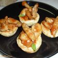 Tartaletas de ternera en tempura con salsa[...]