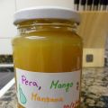 Mermelada de pera, mango y manzana