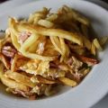 Revuelto de patatas fritas - Revuelto Gramajo