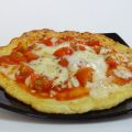 Pizza margarita de coliflor
