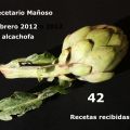 Recetas con alcachofa - Recetario Mañoso Febrero