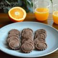 Galletas de Chocolate y Naranja Confitada