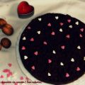 Tarta de chocolate sin cocción  (San Valentin)
