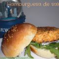 Hamburguesa de salmón