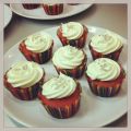 Cupcakes de Red Velvet para Cristina!