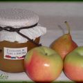Mermelada de pera y manzana