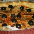 Pizza Con Anchoas Y Aceitunas Negras