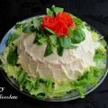 Ensalada de arroz decorada - Layered rice salad