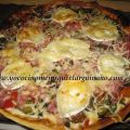 Pizza - Quiché de verduras y bacon