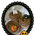 Cupcakes de Melocotón para Halloween