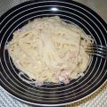 ESPAGUETIS CARBONARA A MI MANERA (THERMOMIX)