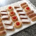 Panellets de naranja, membrillo y cerezas