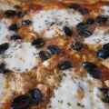 Pizza de Atún y Aceitunas Negras