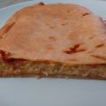 Empanada de salmón, calabacín y tomate
