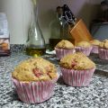 Muffins de frambuesa y manzana para desayunar[...]