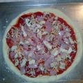 La pizza italiana hecha en casa...