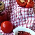 Confitura fina de tomates a la pimienta rosa