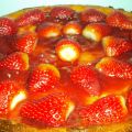 Tarta de queso y fresas (Strawberry cheesecake)