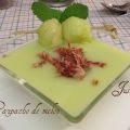 Gazpacho de melón con jamón-Thermomix