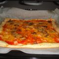 Pizza con Masa Casera