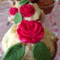 Cupcakes de las rosas