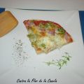PIZZA DE PIMIENTO VERDE Y BACON