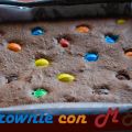 Brownie con M&M