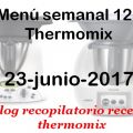 Menú semanal 121  con thermomix