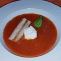 Sopa de Tomate y Albahaca