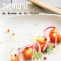 Sashimi de trucha de los Fiordos