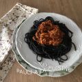 Espaguetis Negros Con Provenzal De Sardinas