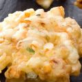 Calamares con vegetales en tempura