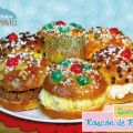 Divertido Roscón de Reyes relleno de 3 sabores,[...]