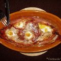 Huevos al plato con Jamón