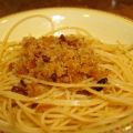 Spaghetti con le briciole