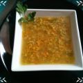 Sopa de verduras con jenjibre