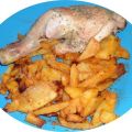 Muslos de pollo en al horno y patatas a la[...]
