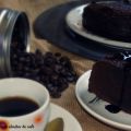 Tarta de chocolate con almíbar de café