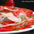Carpaccio de tomates Raf, Parmesano Reggiano y[...]