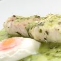 Merluza en salsa verde con huevo escalfado