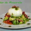 Tartar de Mozarella con Pesto Genoves