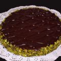 tarta de chocolate y pistacho