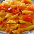 Penne  con  Bacon  y  Tomate  Natural