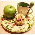 Cupcakes de Crumble de Manzana