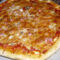 Pizza con los bordes rellenos de queso,[...]