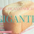 Pan de sandwich gigante en Panificadora