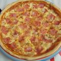 Pizza de York y Pera (Masa Casera)