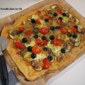 Pizza de calabacín, tomates y[...]