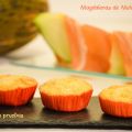 Magdalenas de melón con jamón